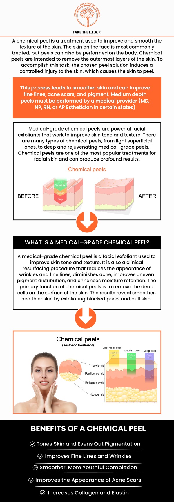 For more information, contact us or request an appointment online. We are conveniently located at 638 Newtown-Yardley Road Suite 2G/H, Newtown, PA 18940. Common questions asked by patients: What skin concerns can chemical peels treat? Are chemical peels safe for all skin types? How long does it take to see results from a chemical peel? Is there downtime after a chemical peel? How often should I get a chemical peel? For more information, contact us or request an appointment online. We are conveniently located at 638 Newtown-Yardley Road Suite 2G/H, Newtown, PA 18940.
